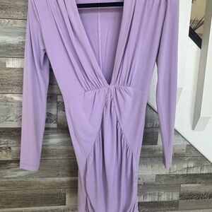 Nookie Lilac Long Sleeve Dress